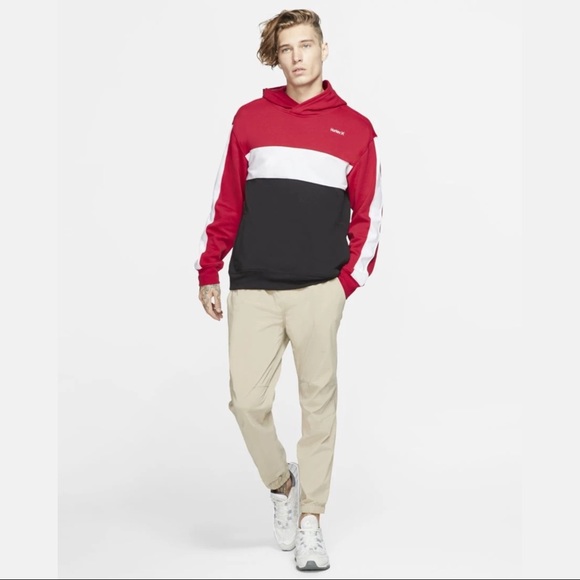 Men’s Hurley Color Blocked Pullover Hoodie - Picture 2 of 9